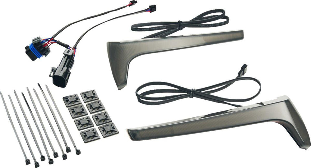 Ciro Saddlebag Lights For Indian Challenger 108 ABS 2021-2023 Smoke