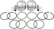 Wiseco High-Performance Piston Kit For Harley Davidson F 1200 1948-1952 +0.010" - Aluminum