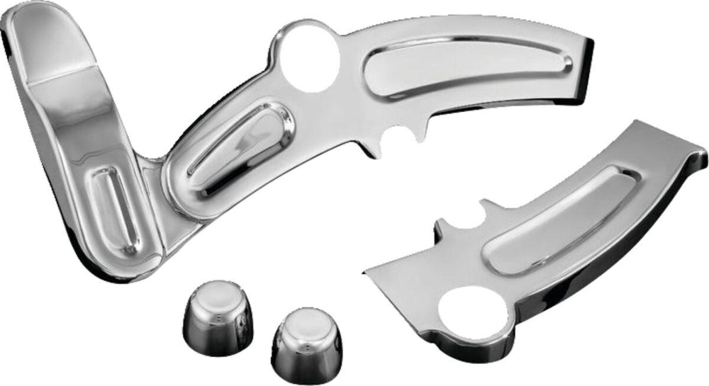 Kuryakyn Boomerang Frame Covers For Harley Davidson FLSTC1584 2009 - Chrome