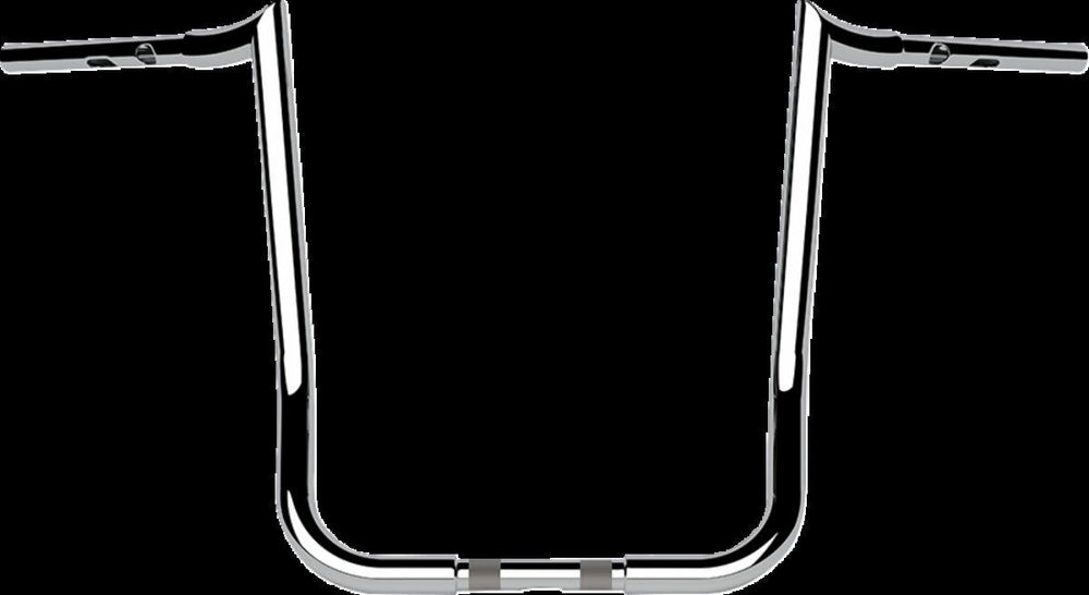 LA Choppers 1-1/4" Prime Ape Handlebar For Harley Davidson FLHTCUTG 1868 ABS 2024 39.5 cm (15-1/2") - Silver