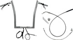 Fat Baggers Inc. 1-1 4" EZ Install Pointed Top Handlebar For Harley Davidson FLHX 1923 2024-2025 40.5 cm (16") - Chrome