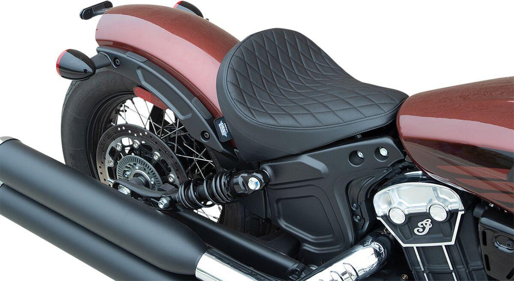 Drag Specialties Bobber Solo Seat For Indian Scout 60 2021-2022 Diamond - Black