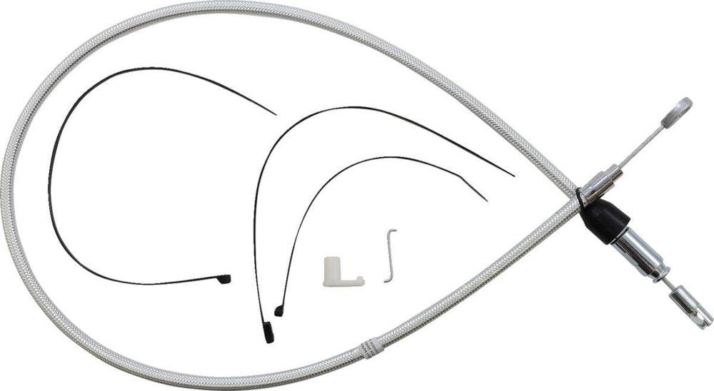Magnum Shielding Sterling Chromite II Quick Connect Clutch Cable For Harley Davidson FLDE 1750 2018-2020 101.5 cm (40") - Chrome