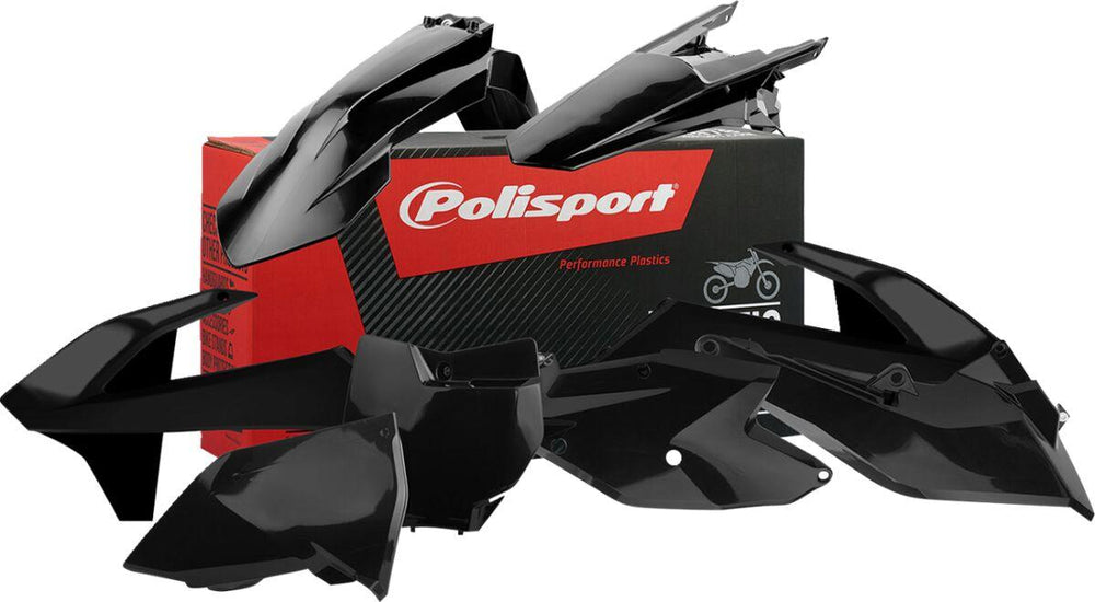 Polisport Plastics Kit For KTM SX125 2016-2018 - Black