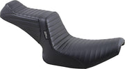 LE Pera Tailwhip Seat For Harley Davidson FXLR 1340 1987-1994 Pleated - Black