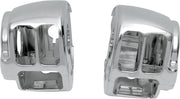 Drag Specialties Handlebar Switch Housing Kit For Harley Davidson FLD 1690 2012-2013 - Chrome