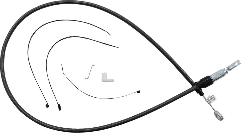 Magnum Shielding Pearl Quick Connect Clutch Cable For Harley Davidson FLDE 1750 2018-2020 114.5 cm (45") - Black