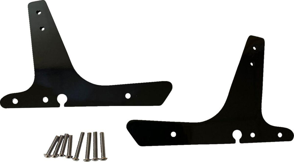 Drag Specialties Sissy Bar Side Plates For Harley Davidson XL1200C 2004 - Black