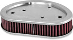 K&N High Flow Air Filter For Harley Davidson FLD 1690 2012-2013 - Red Silver