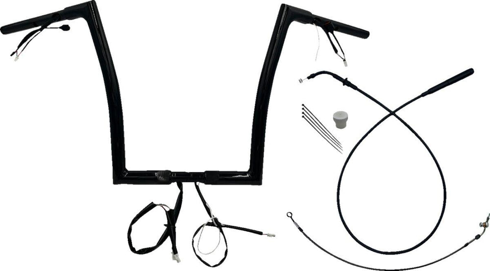 Fat Baggers Inc. 1-1 4" EZ Install Flat Top Handlebar For Harley Davidson FLHX 1923 2024-2025 - Black