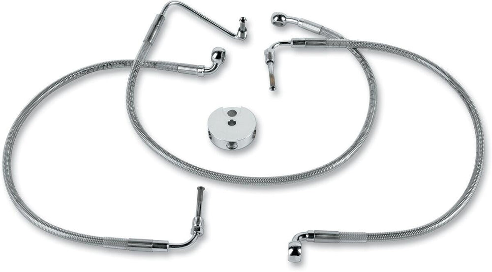 Drag Specialties Stainless Steel Brake Hose Kit For Harley Davidson FXDS-CON 1340 1994-1999 Front