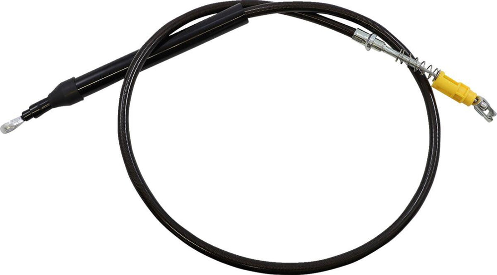 LA Choppers Quick Connect Midnight Braided Clutch Cable For Harley Davidson FLDE 1750 ABS 2018-2020 15" - 17" - Black