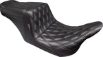 LE Pera Tailwhip Up Front Seat For Harley Davidson FLH 1868 ABS 2021 Double Diamond - Black