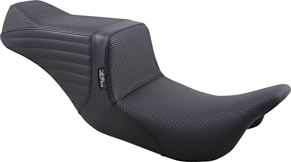 LE Pera Tailwhip Seat For Harley Davidson FLH 1868 ABS 2021 Basketweave - Black