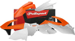 Polisport Plastics Kit For KTM SX125 2016-2018 - OEM 16 Black/Orange/White