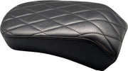 LE Pera Bare Bones Series Pillion Pad For Harley Davidson FLFB 1750 ABS 2018-2020 Diamond Black Stitch - Black