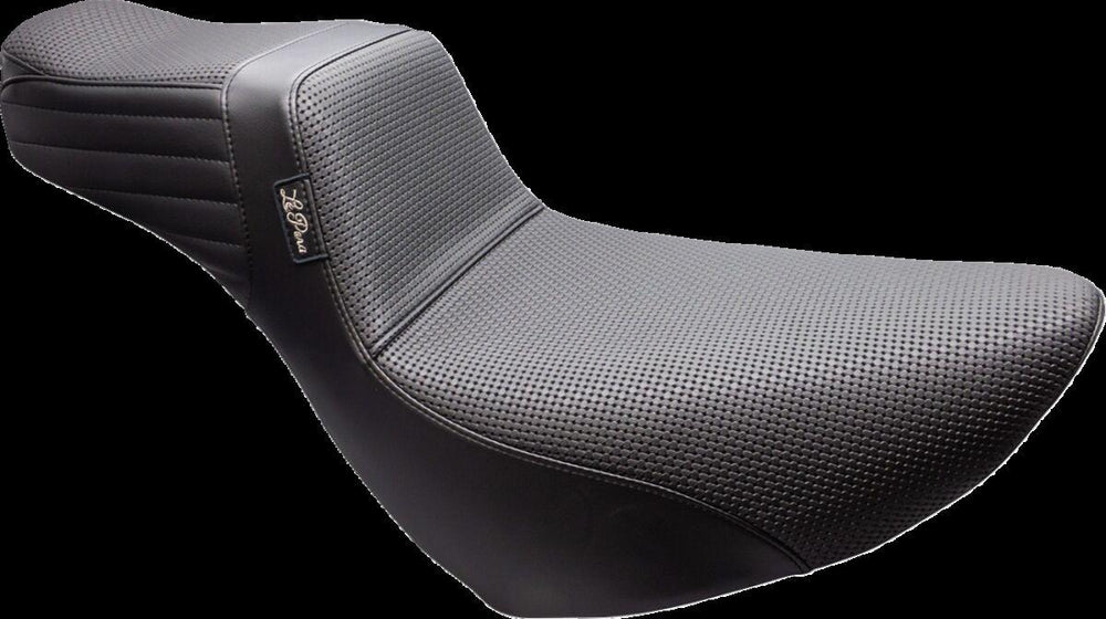 LE Pera Tailwhip Daddy Long Legs Low Rider Seat For Harley Davidson FLSB 1750 ABS 2018-2024 Basketweave - Black