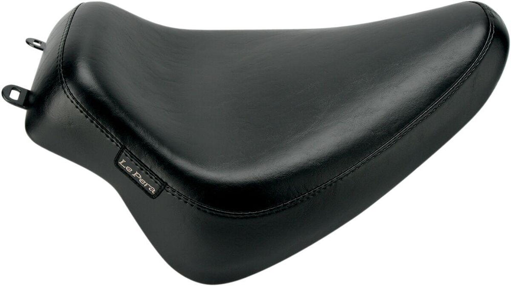 LE Pera Silhouette Deluxe Solo Seat For Harley Davidson FLSTC1584 2008-2011 Plain - Black