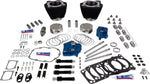 S&S Cycle 129" Power Package Engine Performance Kit For Harley Davidson FLDE 1750 ABS 2018-2020 - Black/Non-Highlighted Fins