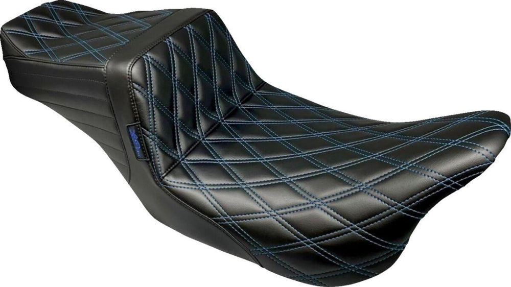 LE Pera Tailwhip Seat For Harley Davidson FLH 1868 ABS 2021 Double Diamond - Black/Blue