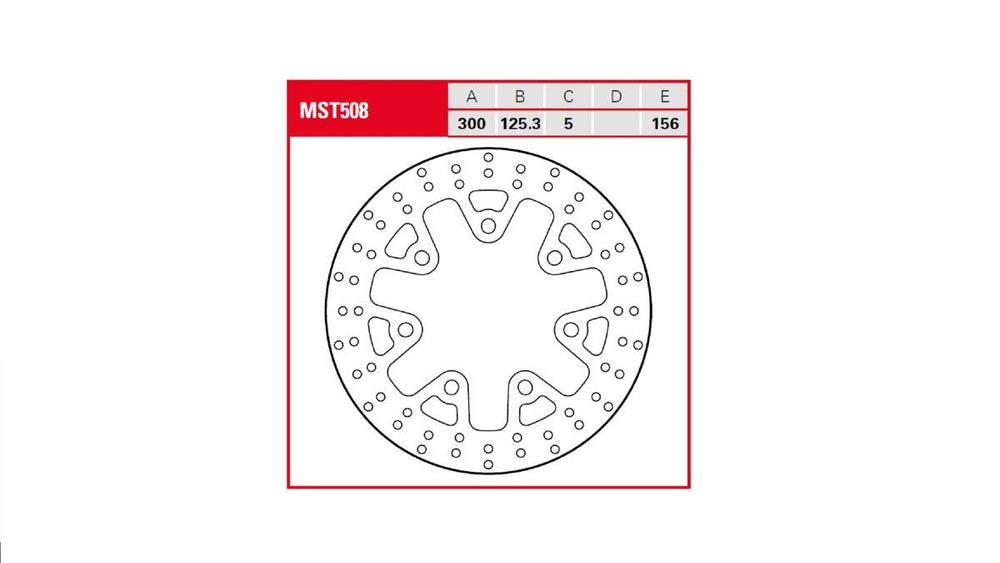 TRW Fixed Round Brake Disc For Harley Davidson FLHR 1584 2008 Front