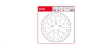 TRW Fixed Round Brake Disc For Harley Davidson FLD 1690 2012-2013 Front