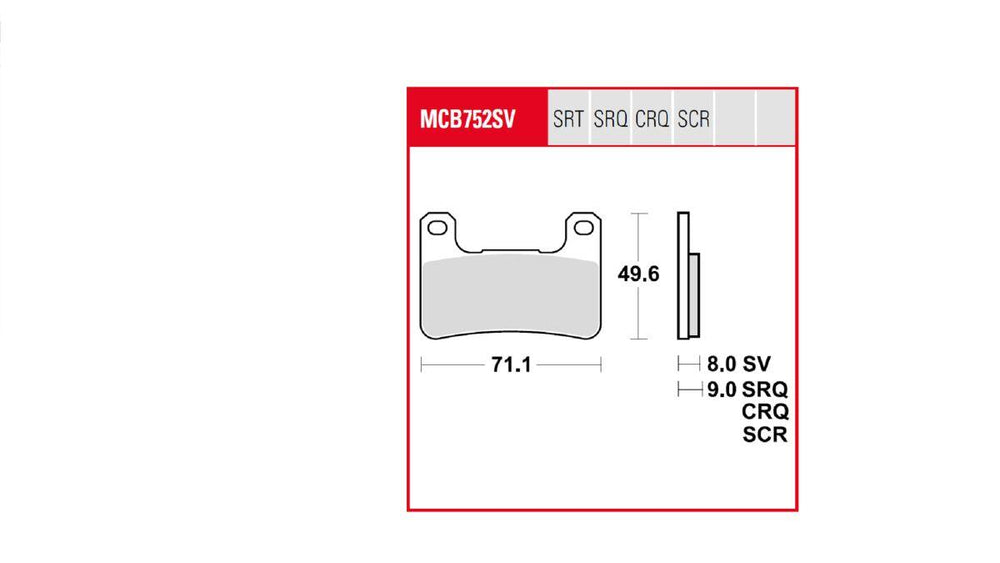 TRW TRQ Brake Pad Sintered Race For Suzuki DL 1050 DE ABS 2023-2026 Front