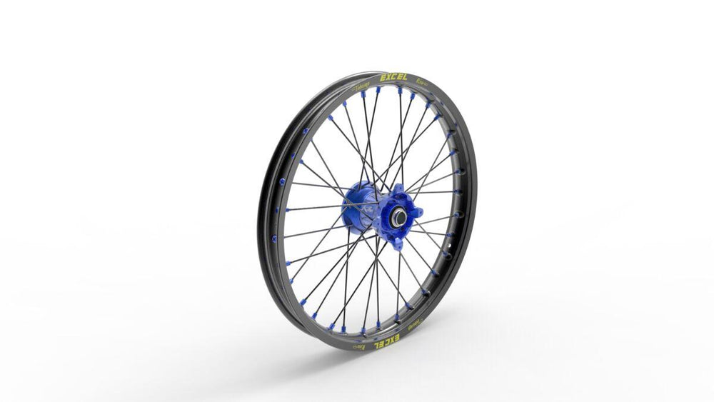 Kite Elite MX 19" Front Wheel - KTM SX85 2012-2024 - Black/Blue Hub