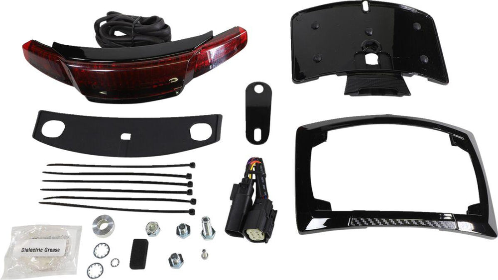 Ciro Latitude Taillight & License Plate Mount For Harley Davidson FLHRXS 1750 ABS 2017-2018 Rear Red