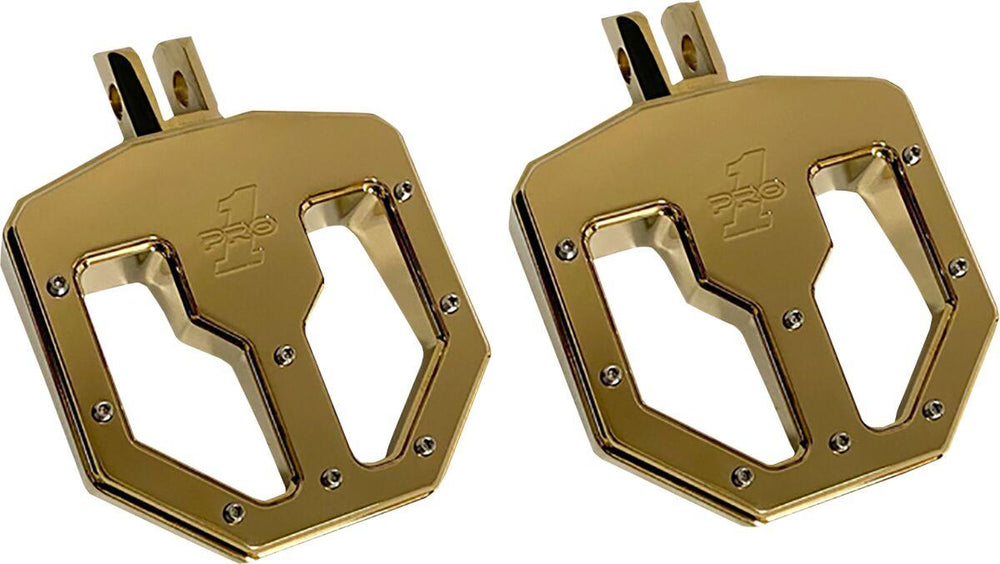 Pro-One BMX Mini Pegs For Harley Davidson FLDE 1750 ABS 2018-2020 - Gold