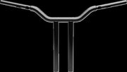 LA Choppers One Piece Kage Fighter Handlebar For Harley Davidson FLFBS 1923 ABS 2025 - Black