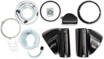 Drag Specialties Nacelle Headlight Kit For Harley Davidson FLST 1340 1987-1990 - Black