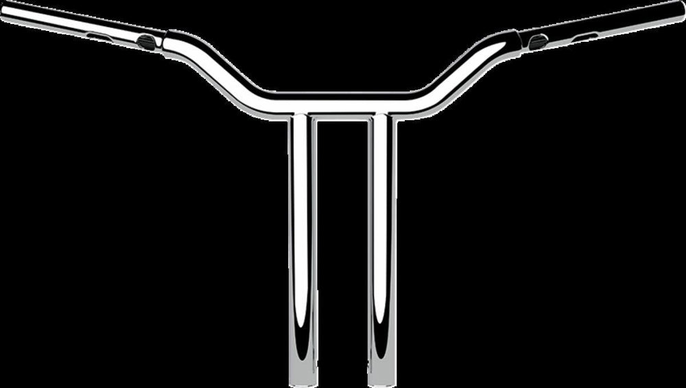 LA Choppers One Piece Kage Fighter Handlebar For Harley Davidson FLFBS 1923 ABS 2025 40.5 cm (16") - Chrome