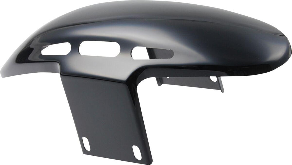 Cult Werk Custom V2 Fender For Harley Davidson FLHX 1690 2014-2016 Front - Gloss Black