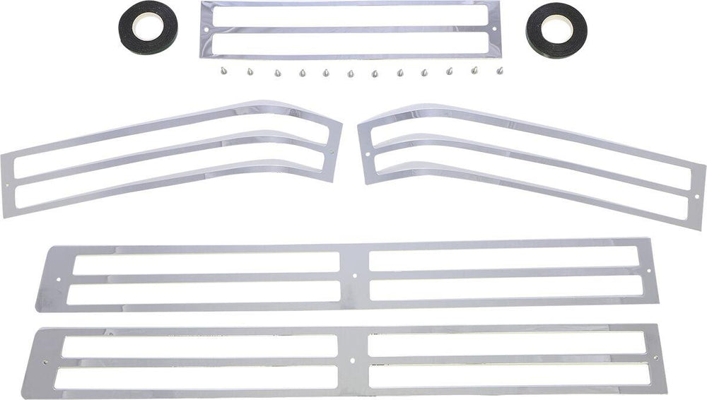 Parts Unlimited Saddlebag Lens Grille Set For Honda GL 1200 D 1988 - Chrome