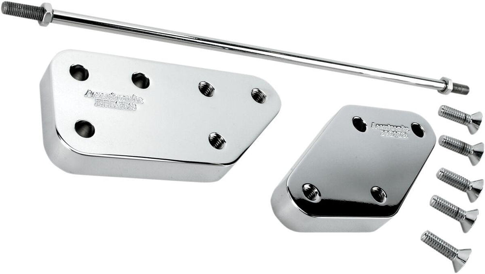 Accutronix 3" Forward Control Extension Kit For Harley Davidson FXST 1340 1986-1999 - Chrome
