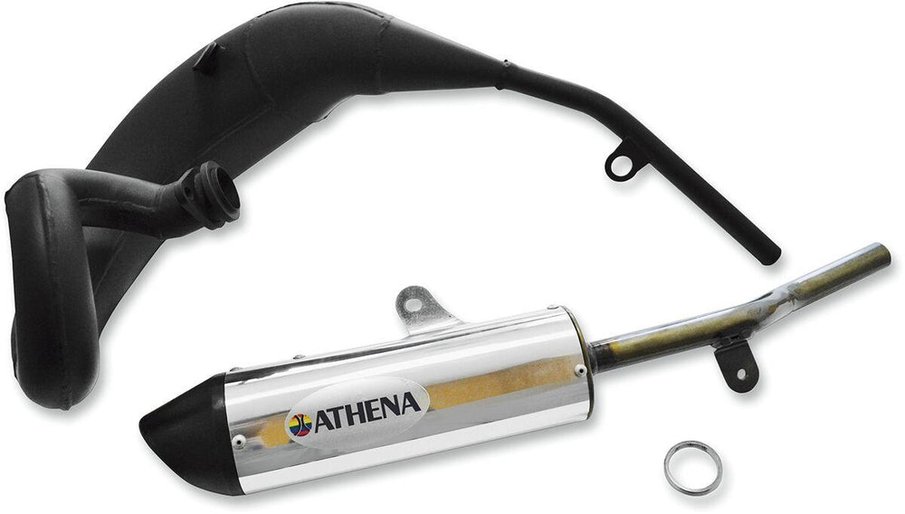 Athena Exhaust System For Yamaha DT125R 1988-2002 - Black/Chrome