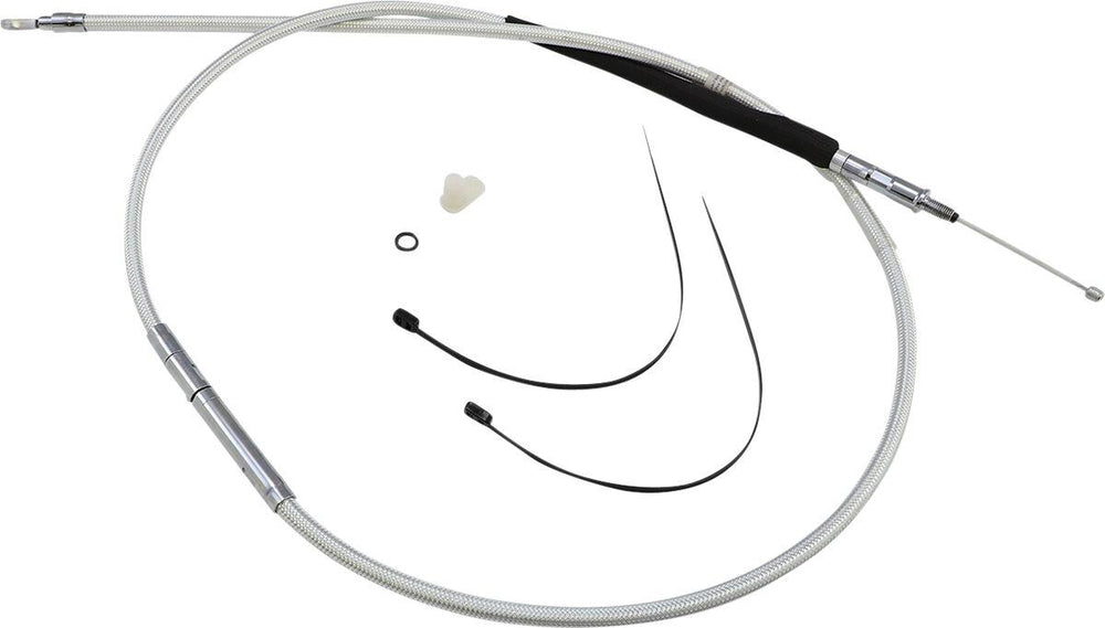 Magnum Shielding Sterling Chromite II Clutch Cable For Harley Davidson FLS 1690 2015-2016 165 cm (64-15 16") - Chrome