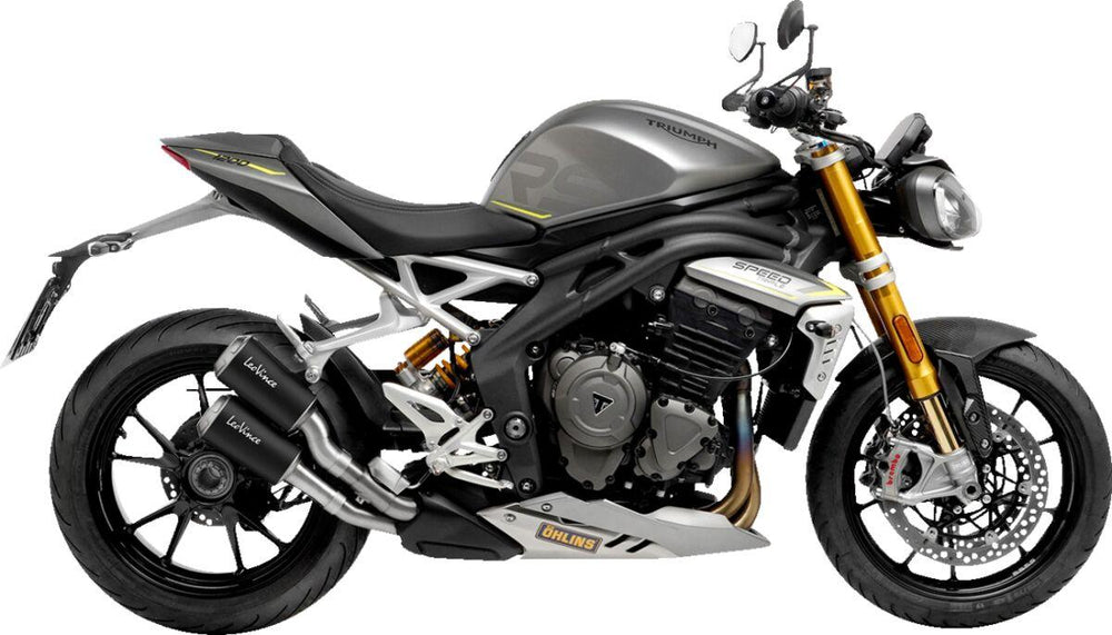 LeoVince LV-10 Silencer For Triumph Speed Triple 1200 RR 2022-2024 - Black