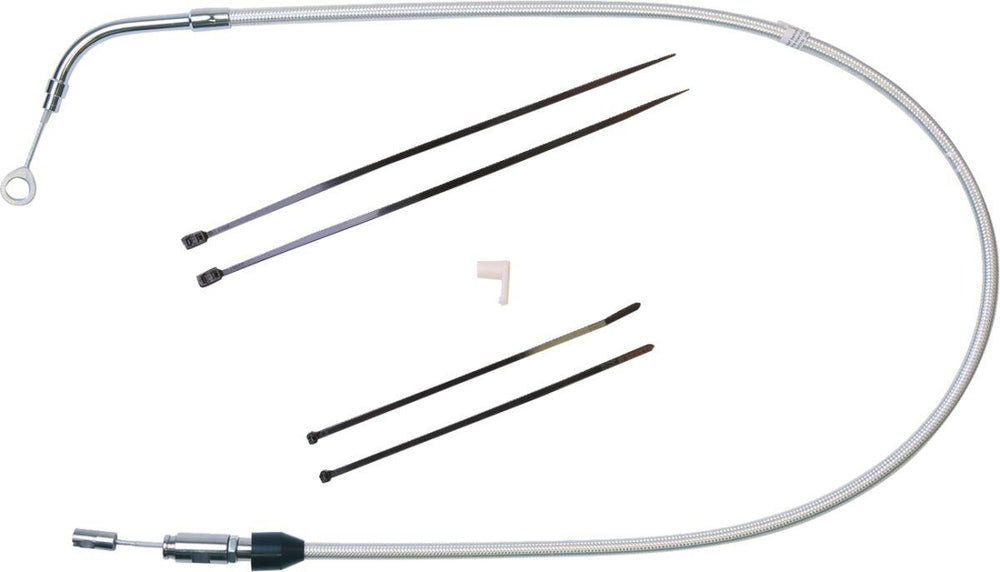 Magnum Shielding Sterling Chromite II Quick Connect Clutch Cable For Harley Davidson FLDE 1750 2018-2020 104 cm (41") - Chrome