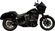 Trask 2 Into 1 Big Sexy Exhaust System For Harley Davidson FLDE 1750 2018-2020 - Black/Ceramic