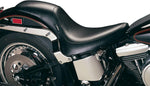 LE Pera Full Length Silhouette 2 Up Seat For Harley Davidson FLST 1450 2006 Plain - Black