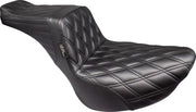 LE Pera Tailwhip Seat For Harley Davidson FLSL 1750 ABS 2018-2021 Double Diamond - Black