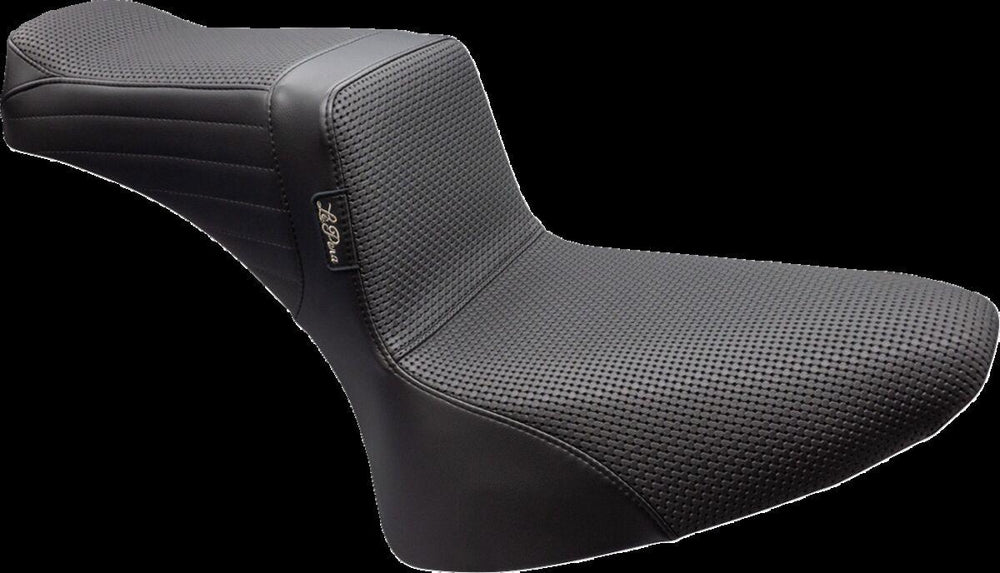 LE Pera Tailwhip Seat For Harley Davidson FLST 1340 1986-1990 Basketweave - Black