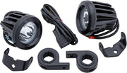 Ciro TAC-10 Light Cannons For Harley Davidson FLH 1868 ABS 2021 Black Clear