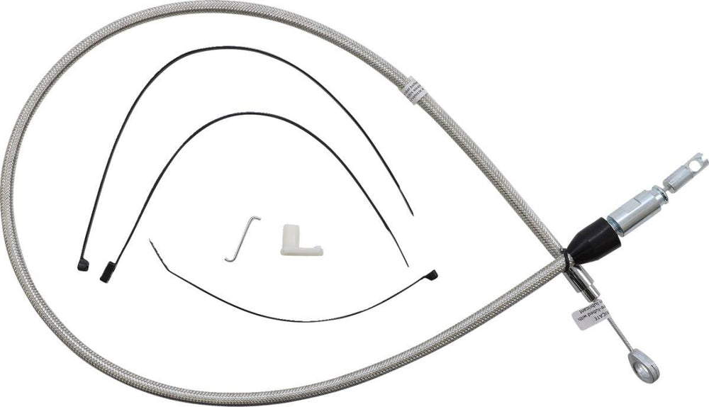 Magnum Shielding Quick Connect Clutch Cable For Harley Davidson FLDE 1750 2018-2020 101.5 cm (40") - Silver
