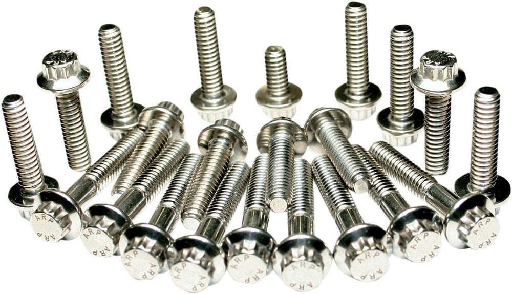 Feuling Parts Dress-Up 12-Point Cam Cover Lifter Block Fastener Kit For Harley Davidson FLD 1690 2012-2013 - Silver