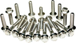 Feuling Parts Dress-Up 12-Point Cam Cover Lifter Block Fastener Kit For Harley Davidson FLD 1690 2012-2013 - Silver