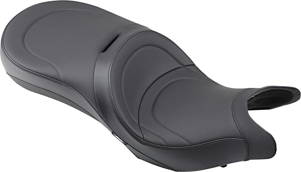 Drag Specialties Low-Profile Touring Seat For Victory Cross Country 106 2010-2015 Mild Stitched - Black