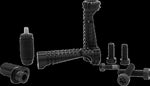 Gilles Rearset Spare Parts Left - Silver
